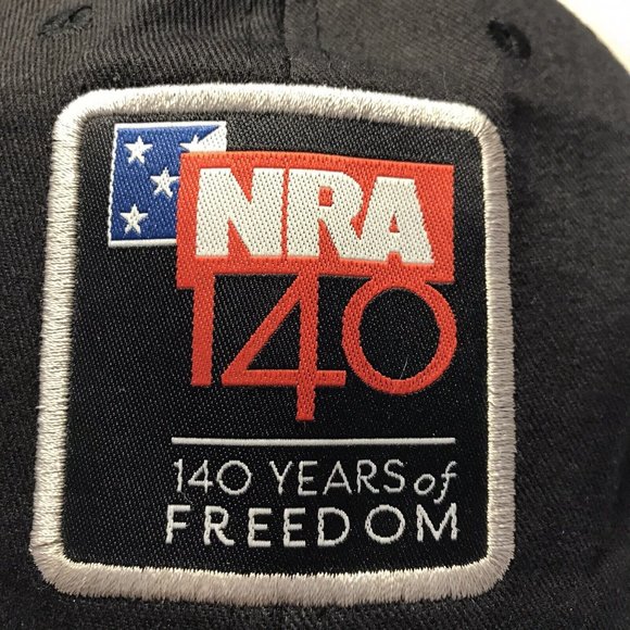 NRA 140 Years Of Freedom Anniversary Cap one size fits Adjustable Curved OSF Hat - Picture 4 of 5